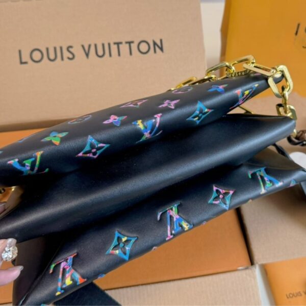 LOUIS VUITTON COUSSIN PM BAG NAVY BLUE 27CM M21353 - Image 3