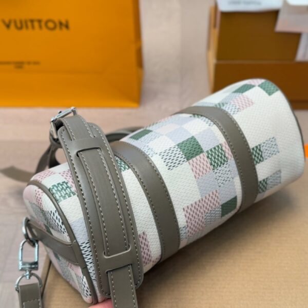 LOUIS VUITTON KEEPALL 25 SNAKOFLAGE DAMIER GREEN 25CM - Image 3