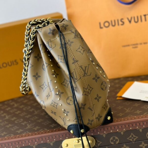 LOUIS VUITTON NOÉ TRUNK PM BAG MONOGRAM REVERSE BROWN 20CM M13324 - Image 5