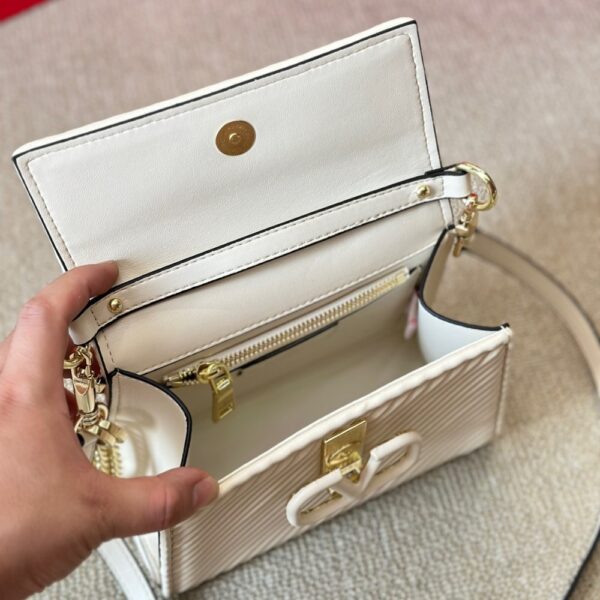 VALENTINO GARAVANI SMALL VSLING HANDBAG WHITE 20CM - Image 6