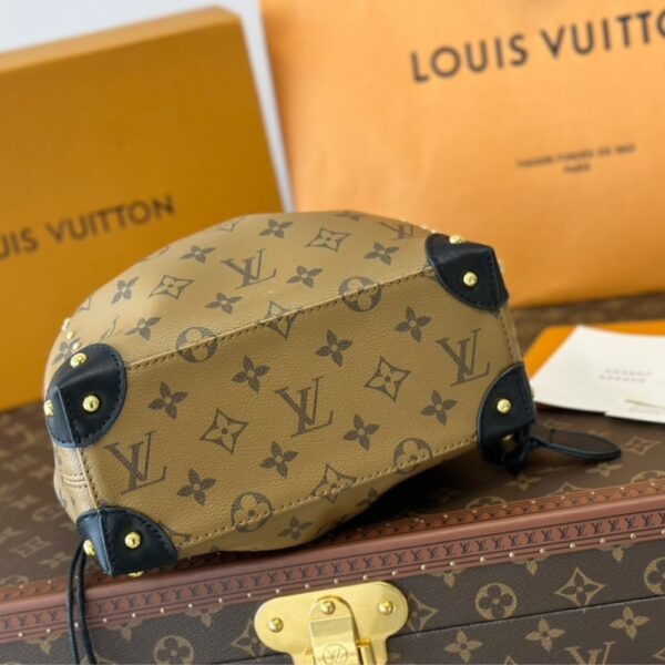 LOUIS VUITTON NOÉ TRUNK PM BAG MONOGRAM REVERSE BROWN 20CM M13324 - Image 4