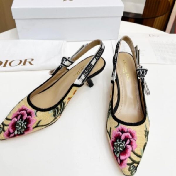 DIOR J'ADIOR SLINGBACK PUMP BEIGE MULTICOLOR - Image 2