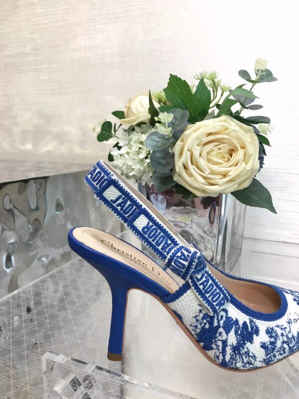 DIOR SLINGBACK PUMP BLUE - Image 3