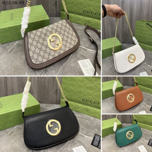 GUCCI BLONDIE SHOULDER BAG BROWN 28CM 699268 UXX0G 2535 - Image 3