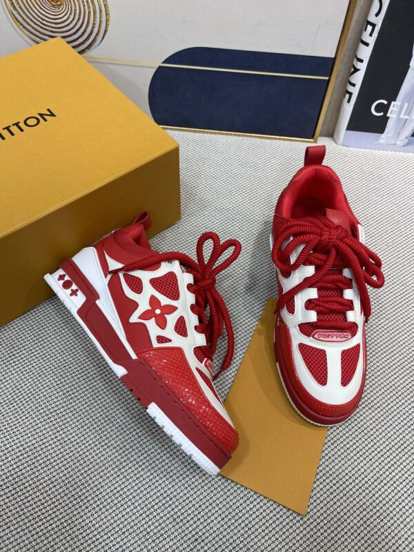 LOUIS VUITTON LV SKATE SNEAKER RED - Image 2