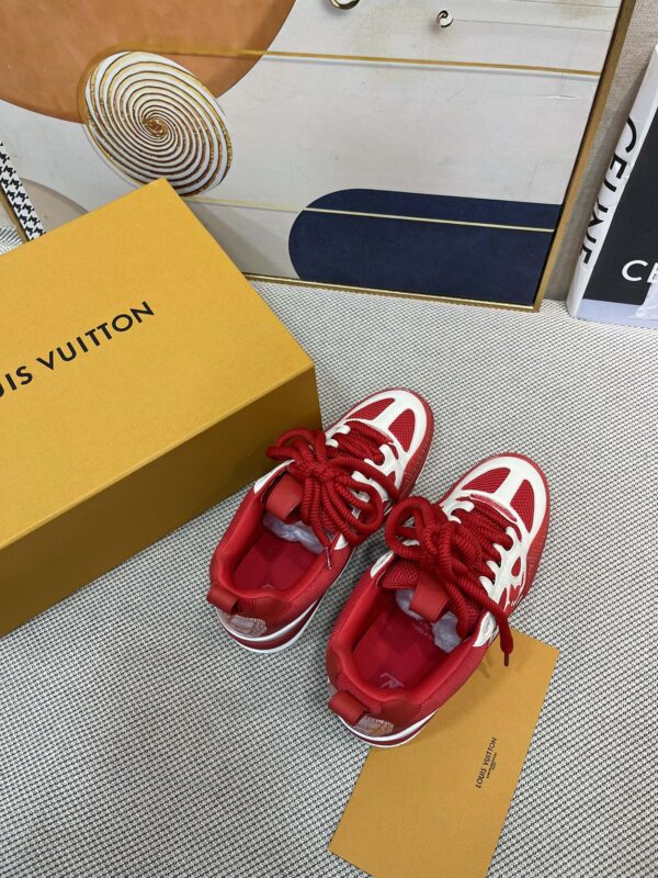 LOUIS VUITTON LV SKATE SNEAKER RED - Image 4