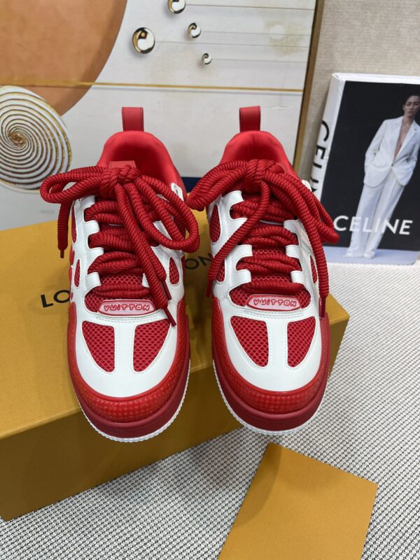 LOUIS VUITTON LV SKATE SNEAKER RED - Image 6