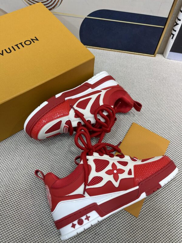 LOUIS VUITTON LV SKATE SNEAKER RED - Image 7