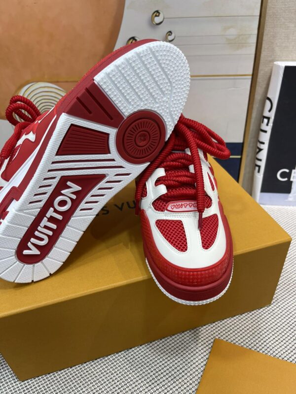LOUIS VUITTON LV SKATE SNEAKER RED - Image 8
