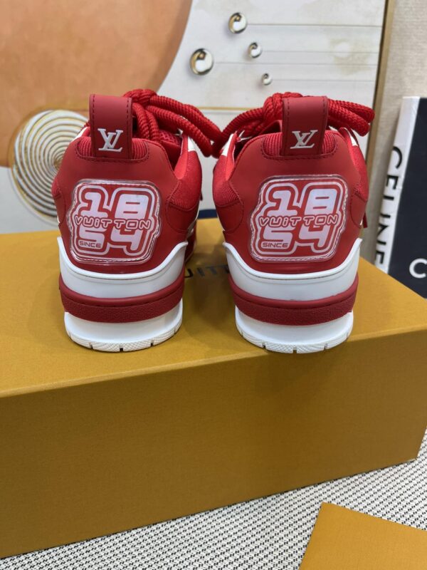 LOUIS VUITTON LV SKATE SNEAKER RED - Image 9
