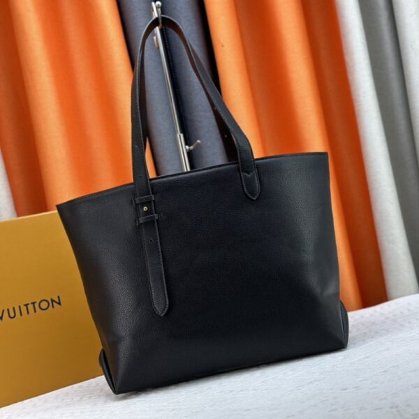 LOUIS VUITTON LOW KEY CABAS MM GRAINED LEATHER BLACK 47CM M25341 - Image 6