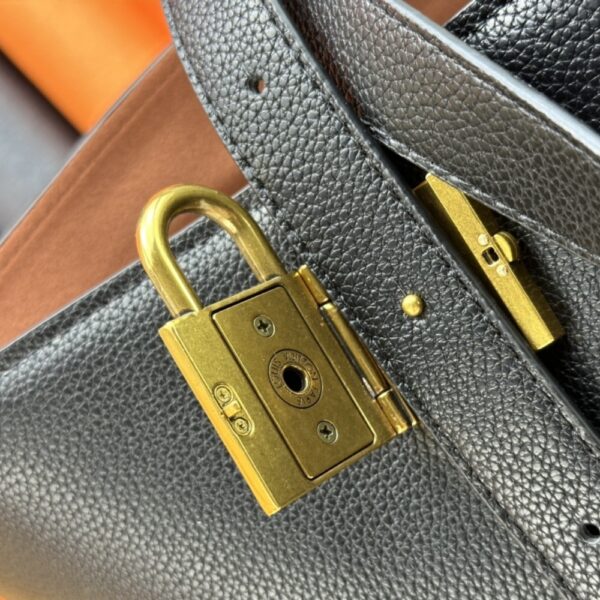 LOUIS VUITTON LOW KEY CABAS MM GRAINED LEATHER BLACK 47CM M25341 - Image 9