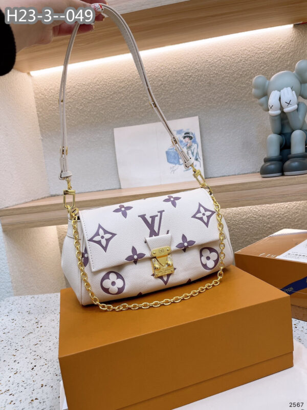 LOUIS VUITTON FAVORITE 24CM WHITE AND PURPLE M45836 - Image 2