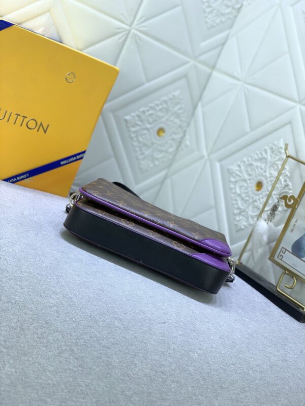 LOUIS VUITTON TRIO MESSENGER PURPLE 25CM M46266 - Image 7