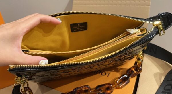 LOUIS VUITTON COUSSIN PM BAG BLACK 27CM M22614 - Image 10