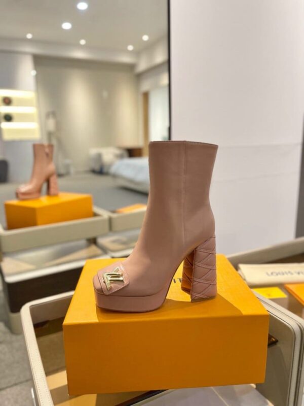 LOUIS VUITTON SHAKE PLATFORM ANKLE BOOT BROWN - Image 2