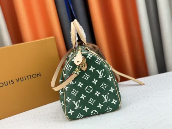 LOUIS VUITTON SPEEDY P9 BANDOULIÈRE 40 BAG GREEN 40 CM M24417 - Image 4