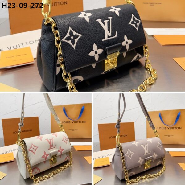 LOUIS VUITTON FAVORITE WHITE AND PINK 23CM - Image 3