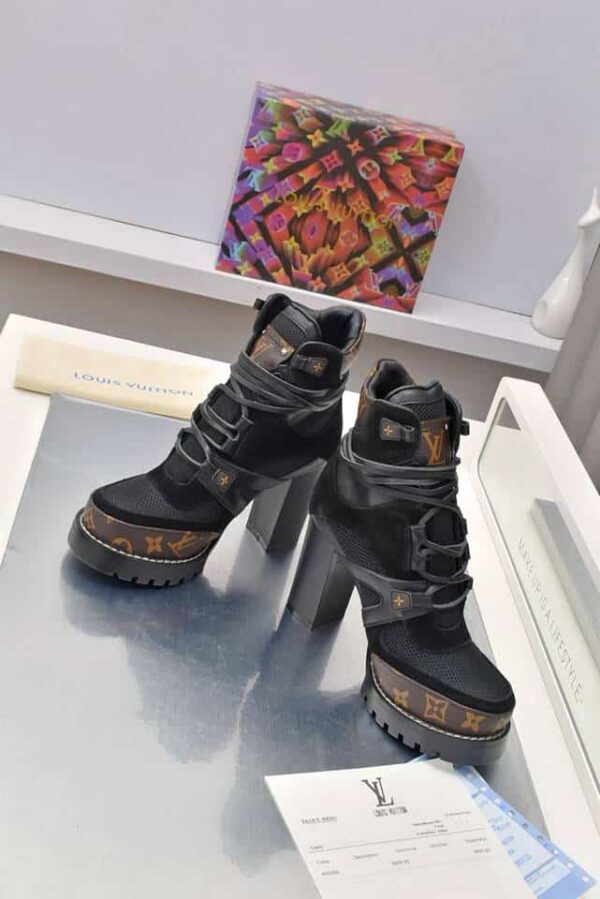 LOUIS VUITTON STAR TRAIL ANKLE BOOT MIX BLACK 1AABJ3 - Image 5