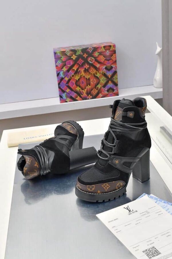 LOUIS VUITTON STAR TRAIL ANKLE BOOT MIX BLACK 1AABJ3 - Image 3