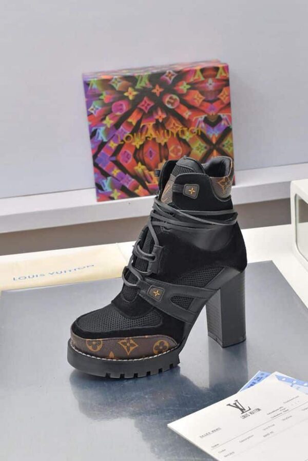 LOUIS VUITTON STAR TRAIL ANKLE BOOT MIX BLACK 1AABJ3 - Image 2