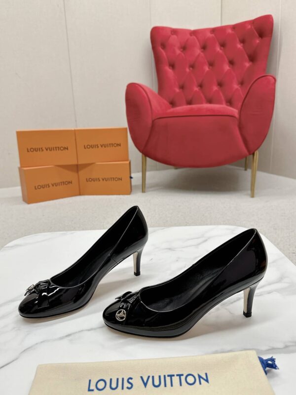 LOUIS VUITTON FIANCEE PUMPS BLACK - Image 3