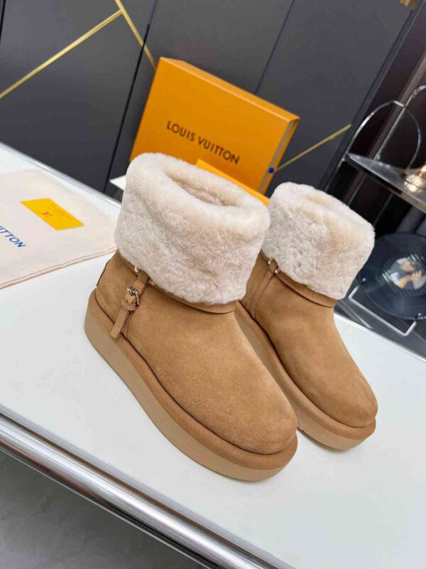 LOUIS VUITTON ASPEN PLATFORM ANKLE BOOT BEIGE 1AC79I - Image 2