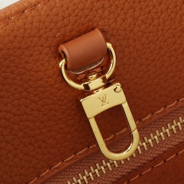 LOUIS VUITTON ON THE GO MM MONOGRAM EMPREINTE LEATHER COGNAC 35CM M12775 - Image 7
