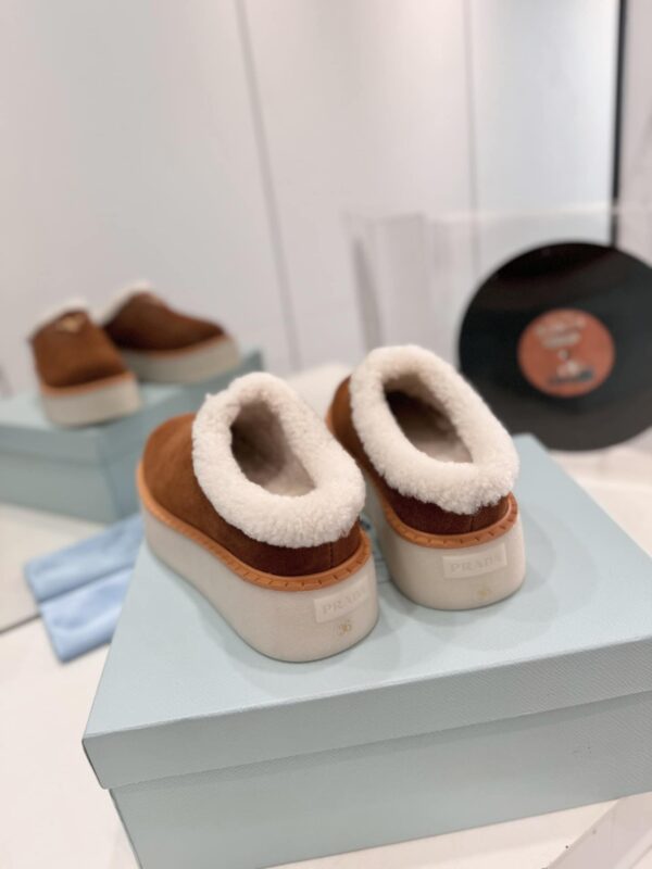 PRADA SUEDE MULES CINNAMON 1S715N X0O F0401 F ZG50 - Image 8
