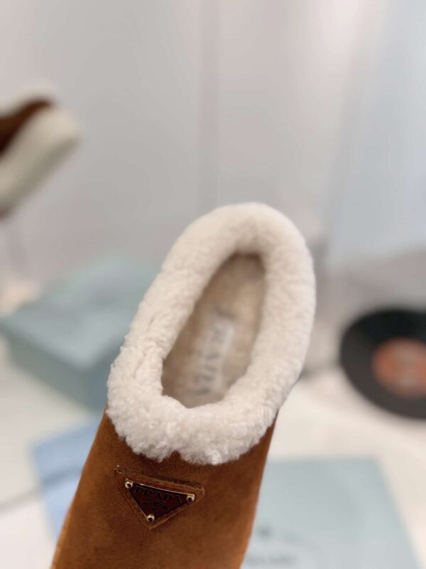 PRADA SUEDE MULES CINNAMON 1S715N X0O F0401 F ZG50 - Image 7