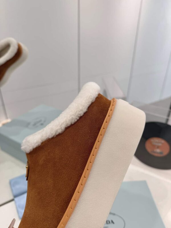 PRADA SUEDE MULES CINNAMON 1S715N X0O F0401 F ZG50 - Image 6