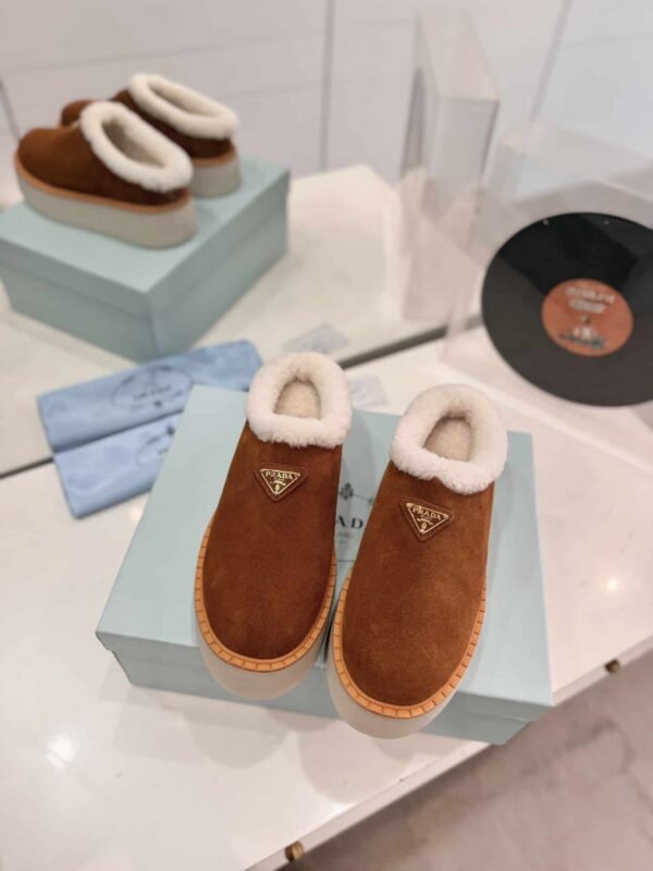 PRADA SUEDE MULES CINNAMON 1S715N X0O F0401 F ZG50 - Image 3