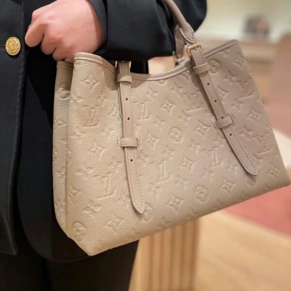 LOUIS VUITTON BABYLONE TOTE PM BAG TOURTERELLE GRAY 30CM M11463 - Image 3