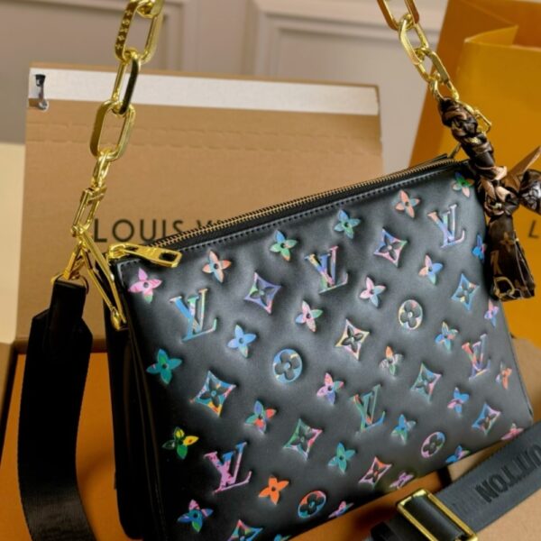LOUIS VUITTON COUSSIN PM BAG NAVY BLUE 27CM M21353 - Image 6