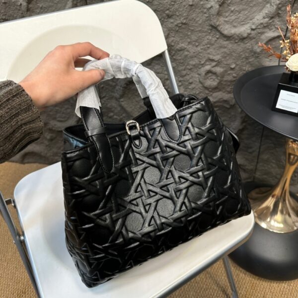 DIOR MEDIUM TOUJOURS BAG BLACK 30CM M2821OBNT M900 - Image 7