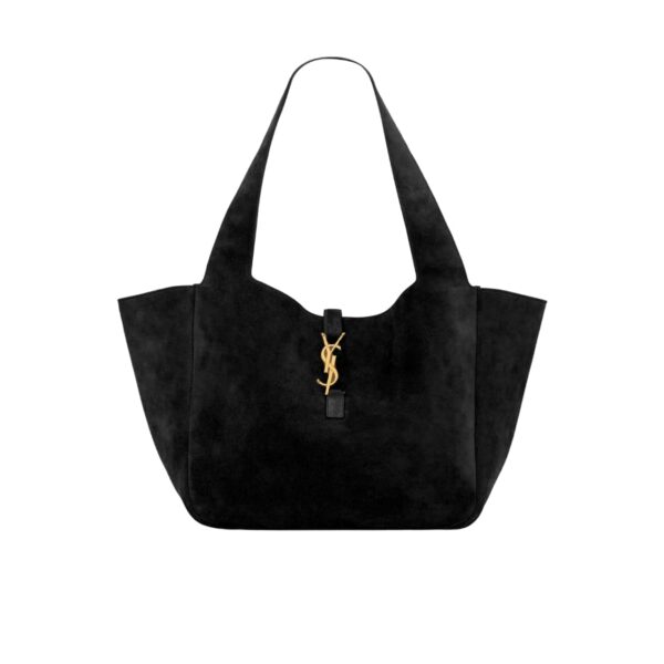 SAINT LAURENT LE 5 À 7 BEA IN SUEDE BLACK 55CM