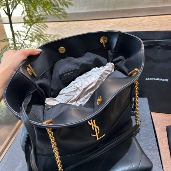 SAINT LAURENT JAMIE 4 3 SHOPPING IN BLACK 34CM 809824AAB321000 - Image 4