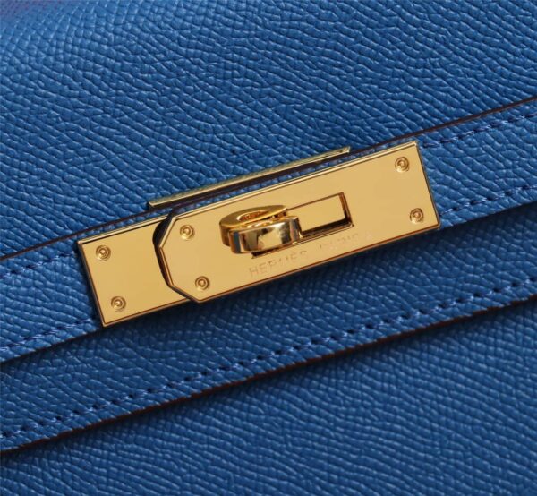 HERMÈS BIRKIN B25 TOGO BLUE 25CM - Image 4