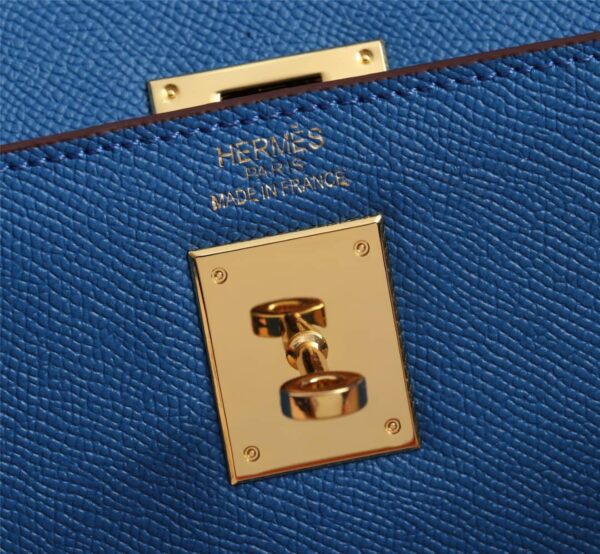 HERMÈS BIRKIN B25 TOGO BLUE 25CM - Image 3