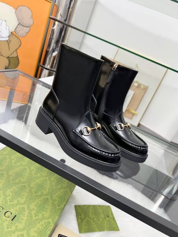 GUCCI WOMEN'S HORSEBIT BOOT BLACK - Image 2