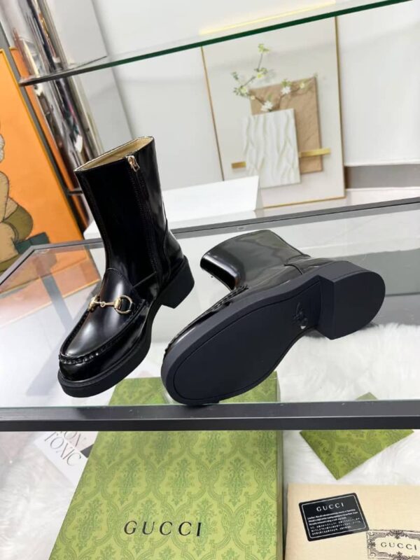GUCCI WOMEN'S HORSEBIT BOOT BLACK - Image 3
