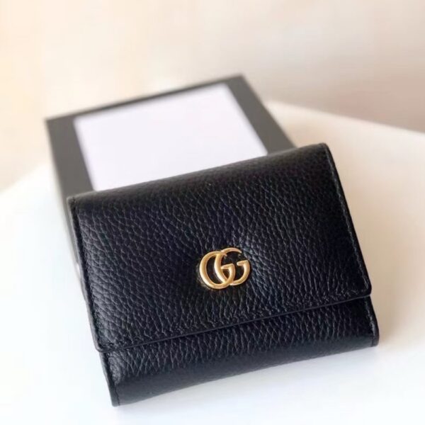GUCCI GG MARMONT KEY WALLET BLACK 10CM 456118 CAO0G 1000 - Image 2
