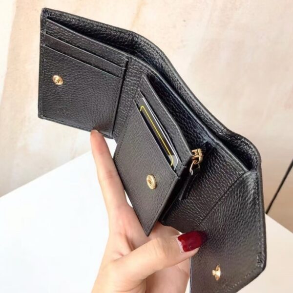 GUCCI GG MARMONT KEY WALLET BLACK 10CM 456118 CAO0G 1000 - Image 3