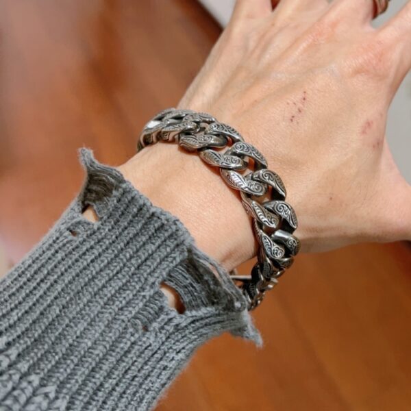 GUCCI SNAKE BRACELET SILVER - Image 5