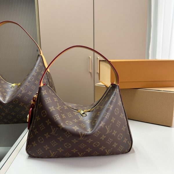 LOUIS VUITTON SLOUCHY PM BAG BROWN 33CM M11952 - Image 2