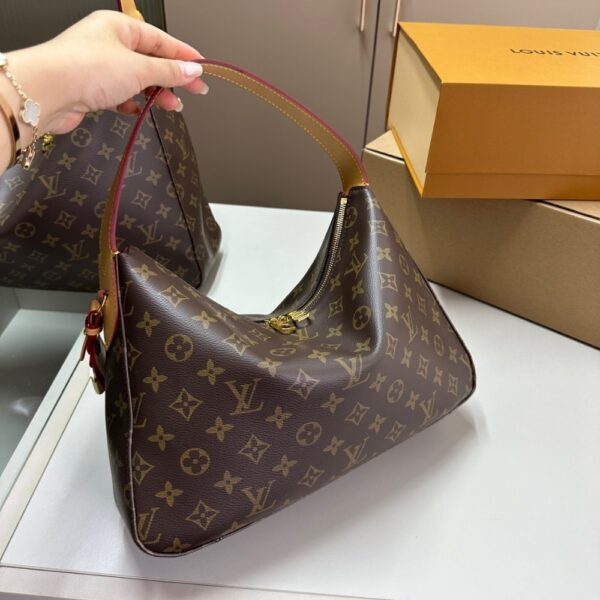 LOUIS VUITTON SLOUCHY PM BAG BROWN 33CM M11952 - Image 3