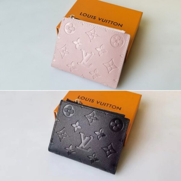 LOUIS VUITTON LISA WALLET BLACK 11.5CM M83365 - Image 9