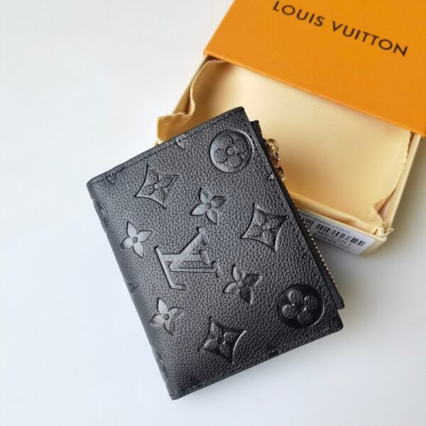 LOUIS VUITTON LISA WALLET BLACK 11.5CM M83365 - Image 4
