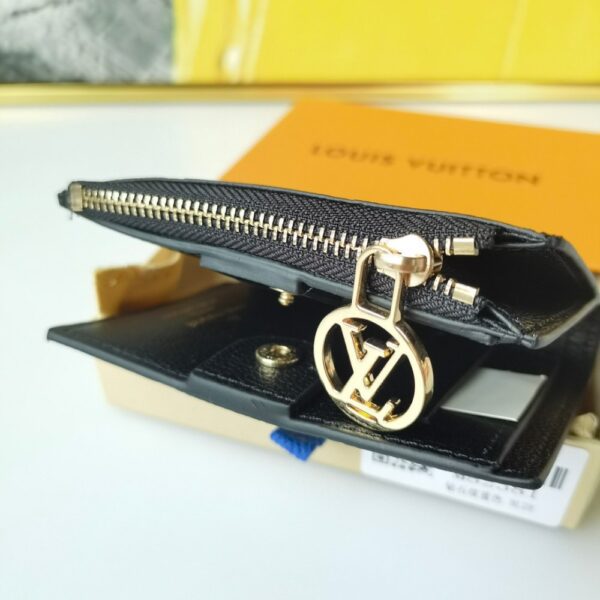 LOUIS VUITTON LISA WALLET BLACK 11.5CM M83365 - Image 6