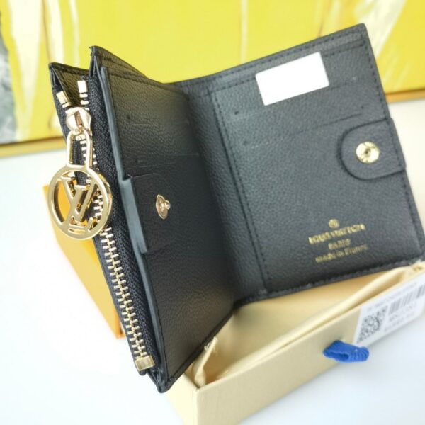 LOUIS VUITTON LISA WALLET BLACK 11.5CM M83365 - Image 7